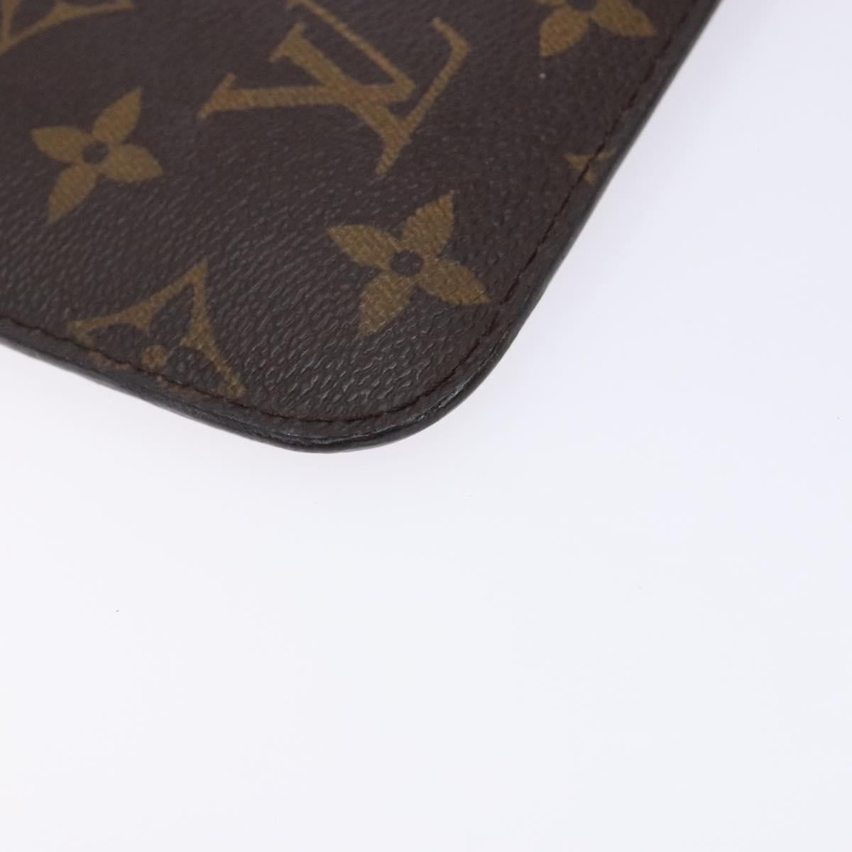 LOUIS VUITTON Monogram Neverfull MM Pouch Accessory Pouch LV Auth BA5482