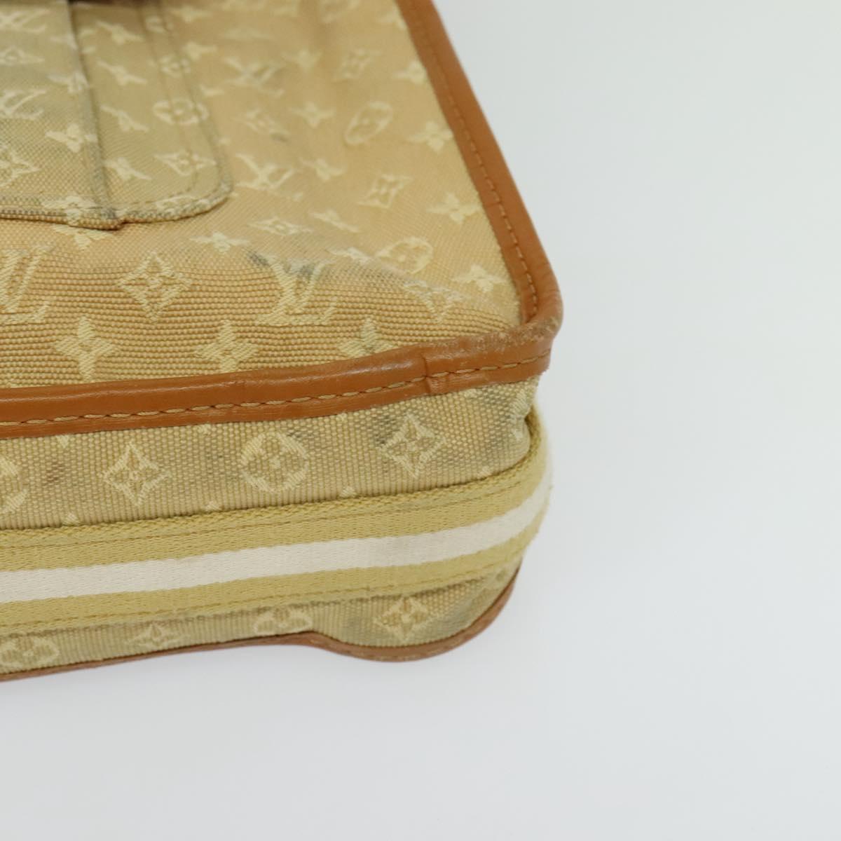 LOUIS VUITTON Monogram Mini Buzas Marie Kate Bag Beige M92323 LV Auth BA549