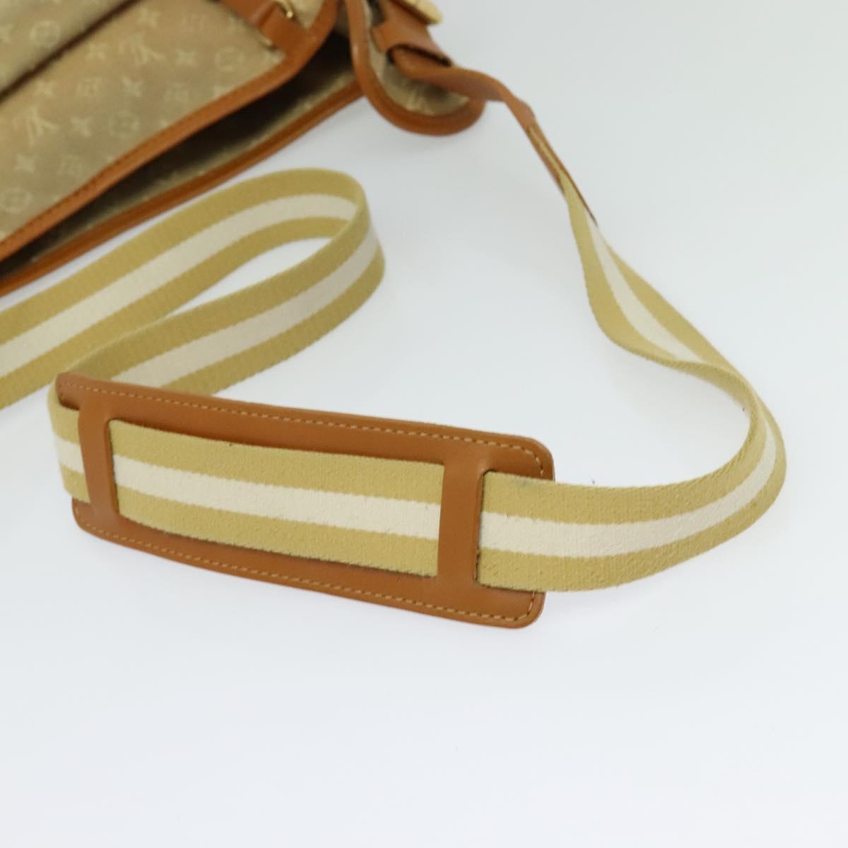 LOUIS VUITTON Monogram Mini Buzas Marie Kate Bag Beige M92323 LV Auth BA549