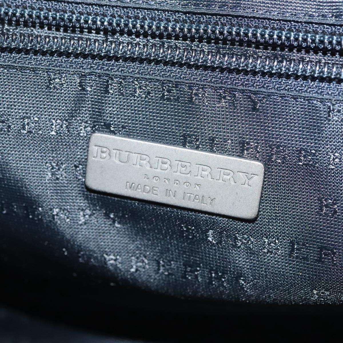 BURBERRY Nova Check Shoulder Bag PVC Navy Auth BA5497