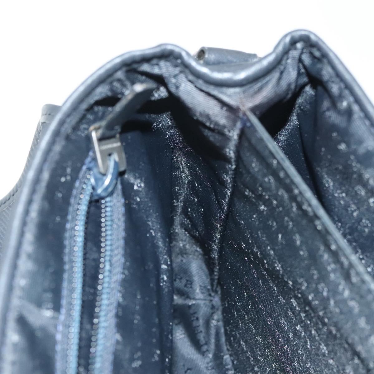 BURBERRY Nova Check Shoulder Bag PVC Navy Auth BA5497