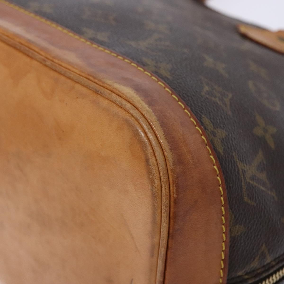 LOUIS VUITTON Monogram Alma Hand Bag M51130 LV Auth BA5513