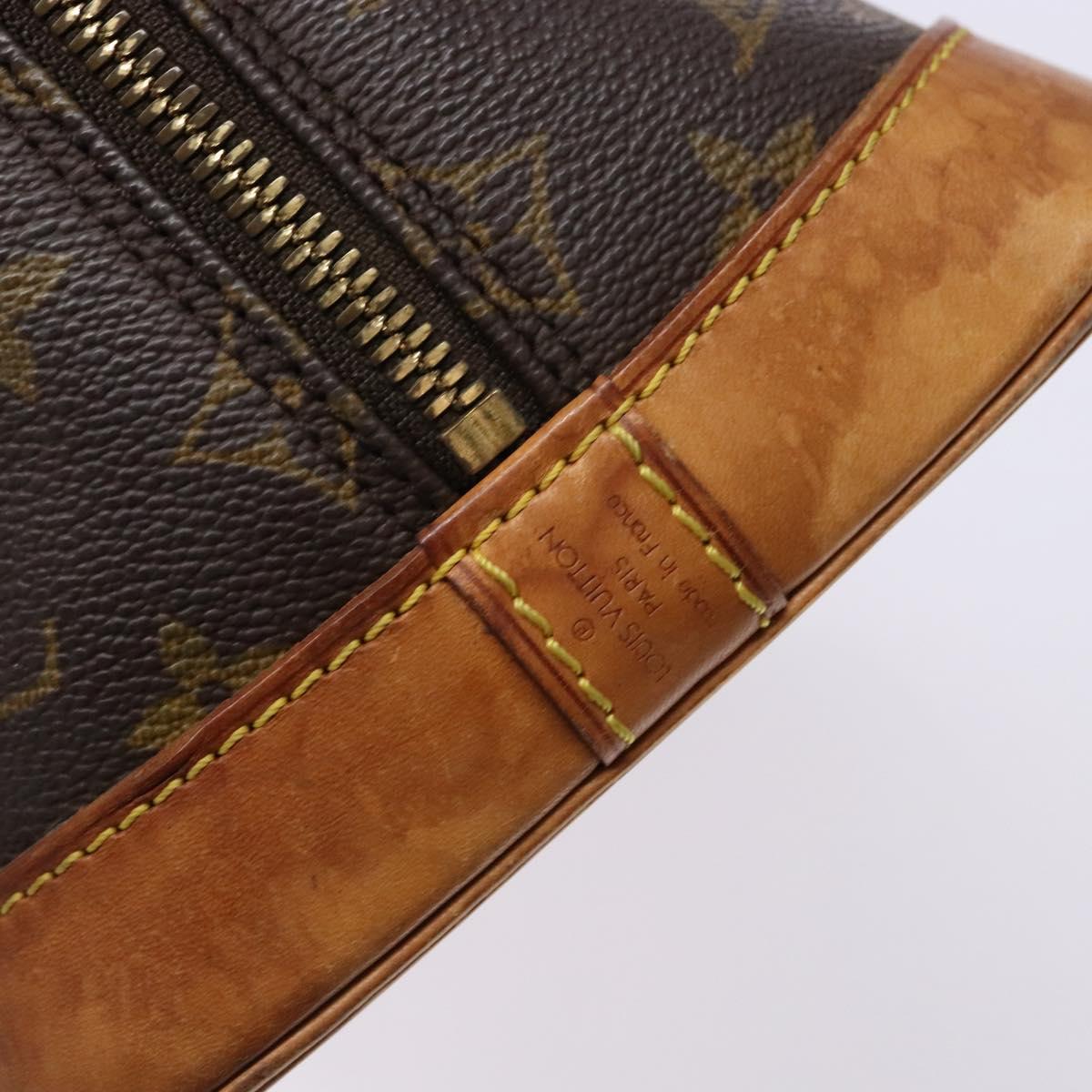 LOUIS VUITTON Monogram Alma Hand Bag M51130 LV Auth BA5513