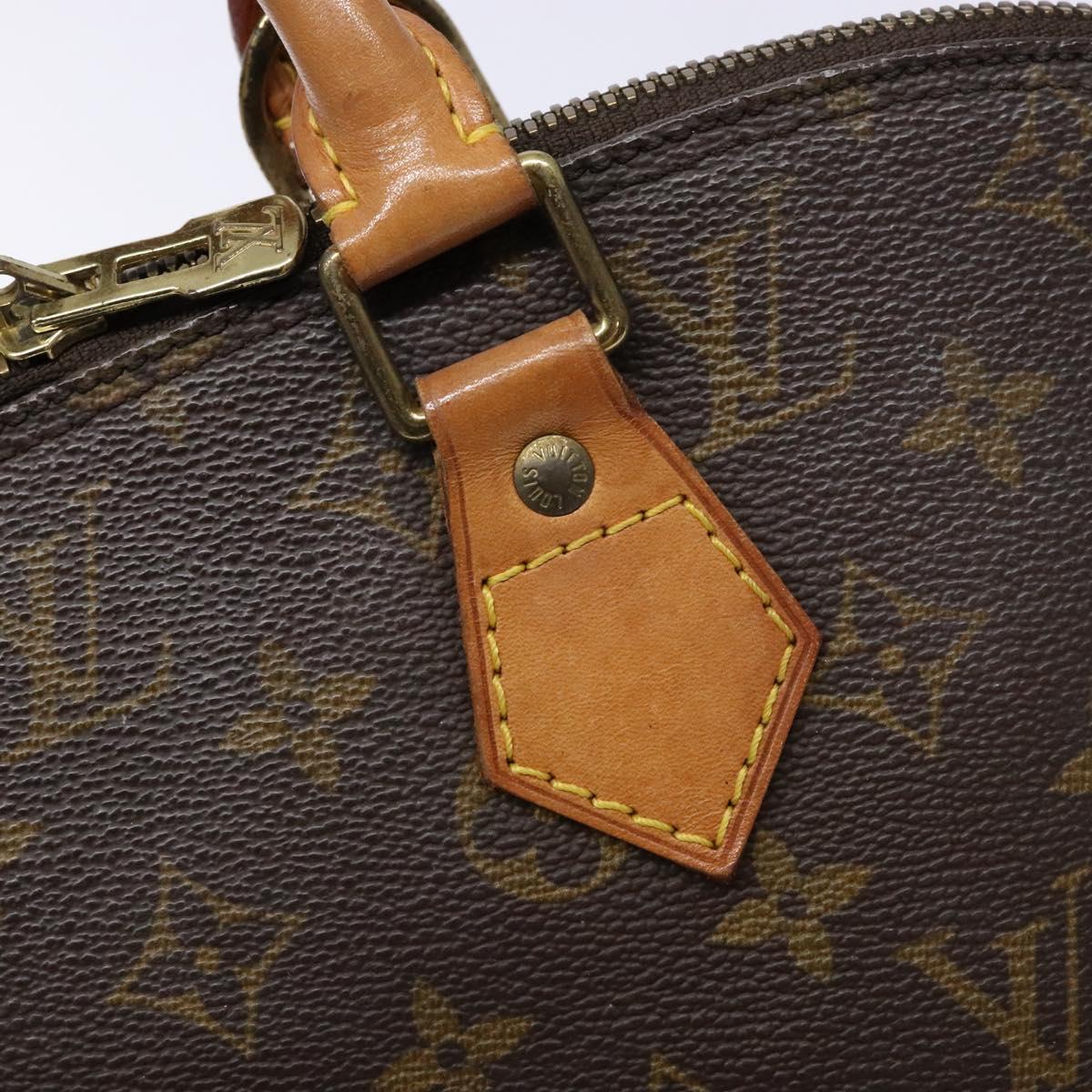 LOUIS VUITTON Monogram Alma Hand Bag M51130 LV Auth BA5513