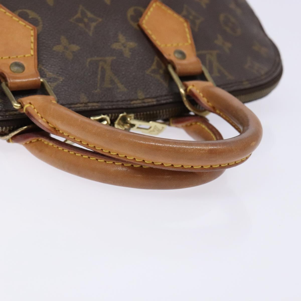 LOUIS VUITTON Monogram Alma Hand Bag M51130 LV Auth BA5513