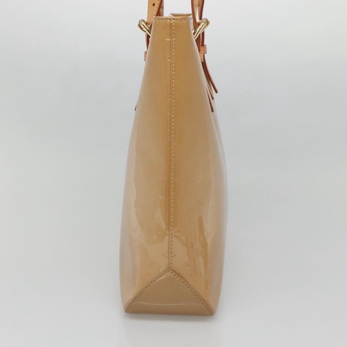 LOUIS VUITTON Monogram Vernis Brentwood Shoulder Bag Noisette M91511 Auth BA5515