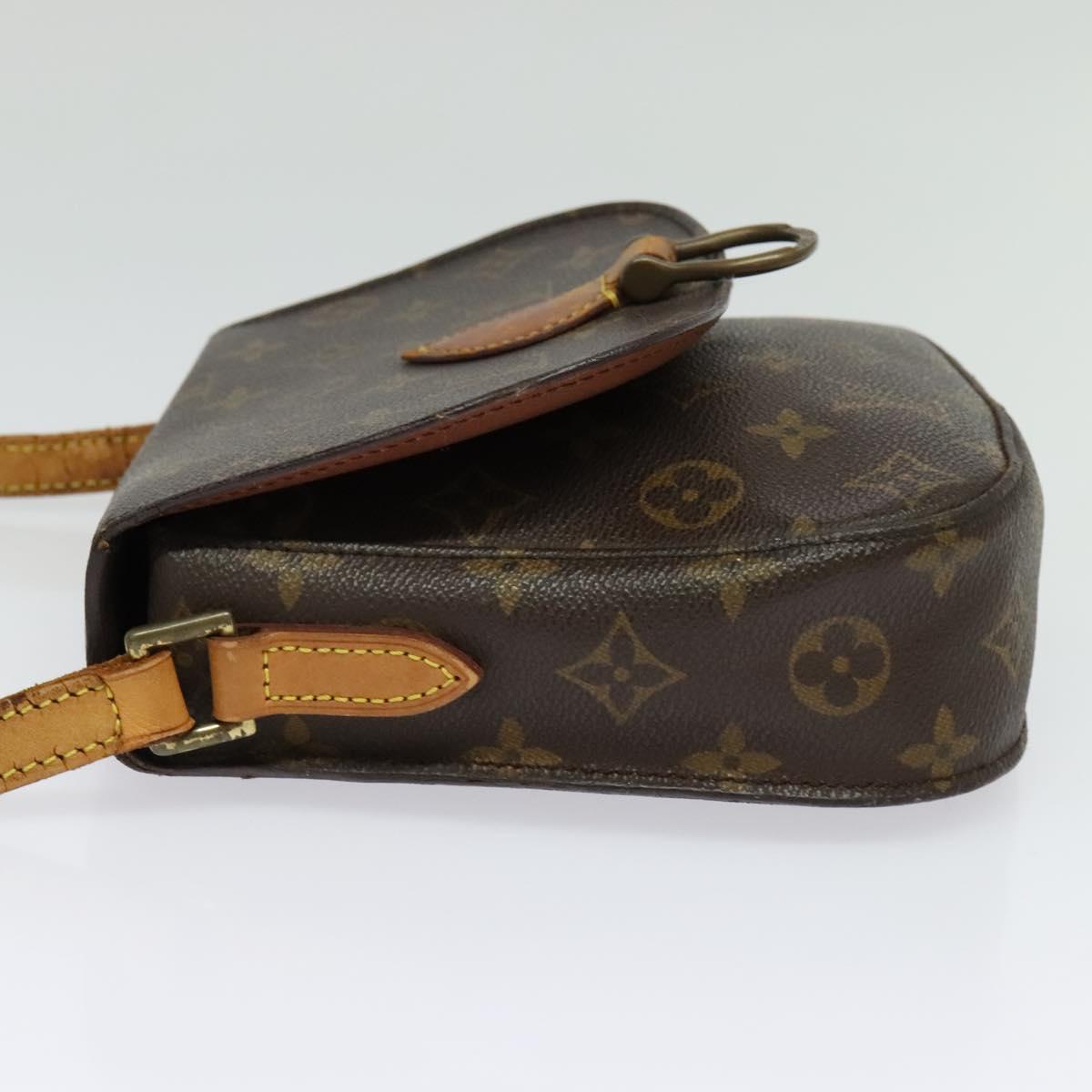 LOUIS VUITTON Monogram Saint Cloud MM Shoulder Bag M51243 LV Auth BA5536