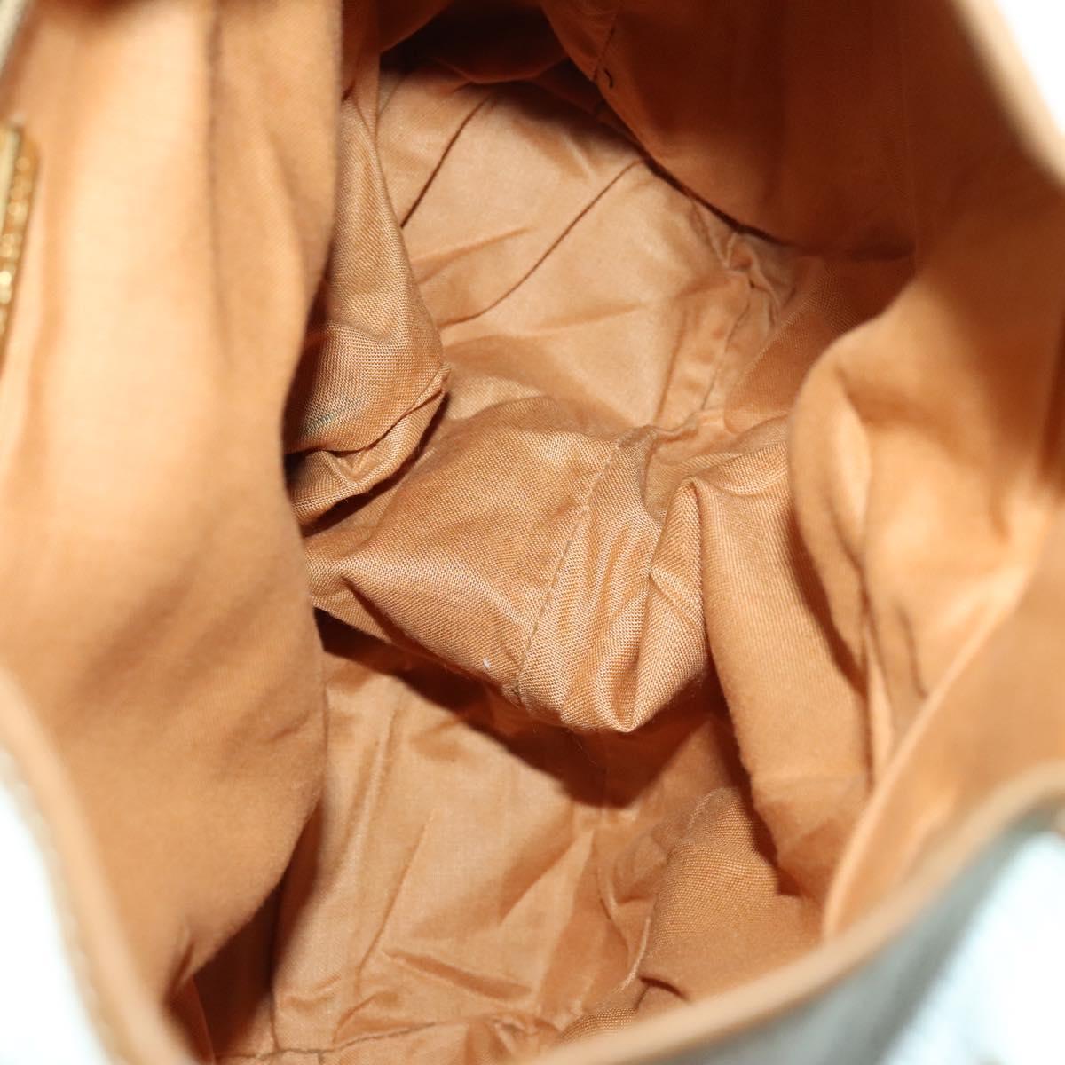 BALLY Ferragamo Shoulder Bag PVC Leather 2Set White Black Auth BA5590