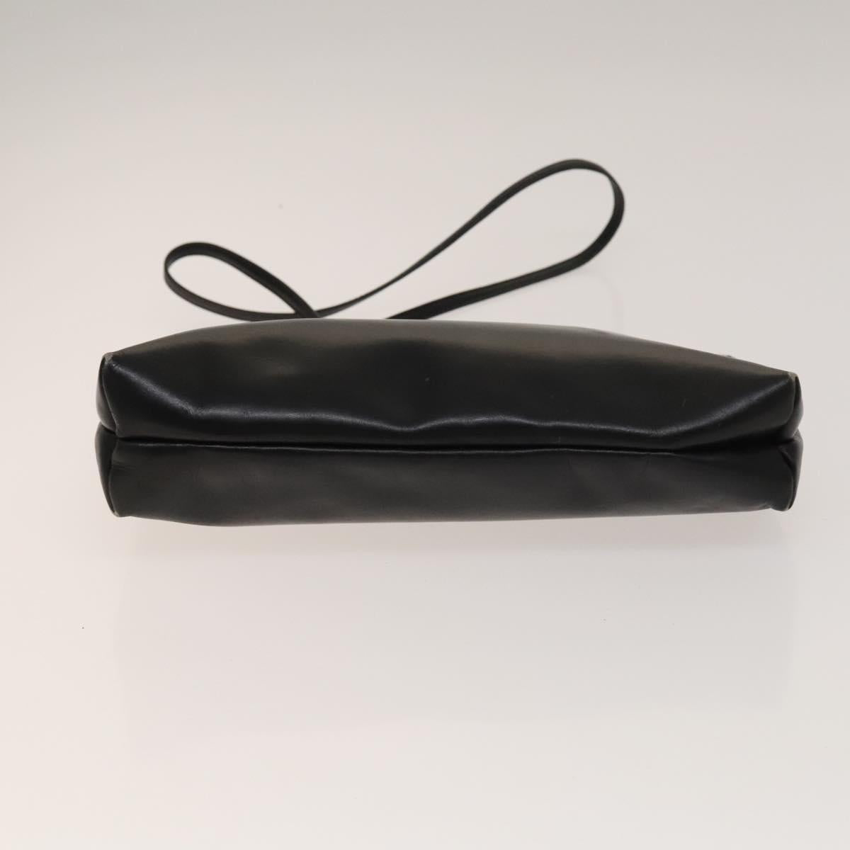 BALLY Ferragamo Shoulder Bag PVC Leather 2Set White Black Auth BA5590