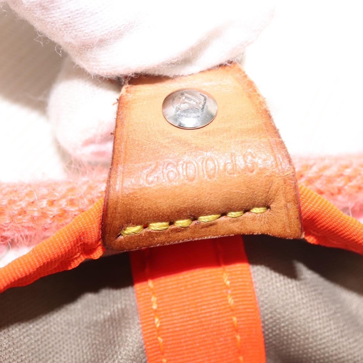 LOUIS VUITTON Damier Geant LV Cup Volunteer Bag White M80634 Auth BA5618