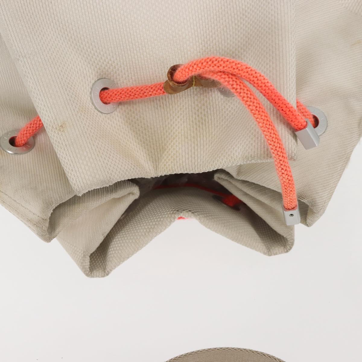 LOUIS VUITTON Damier Geant LV Cup Volunteer Bag White M80634 Auth BA5618