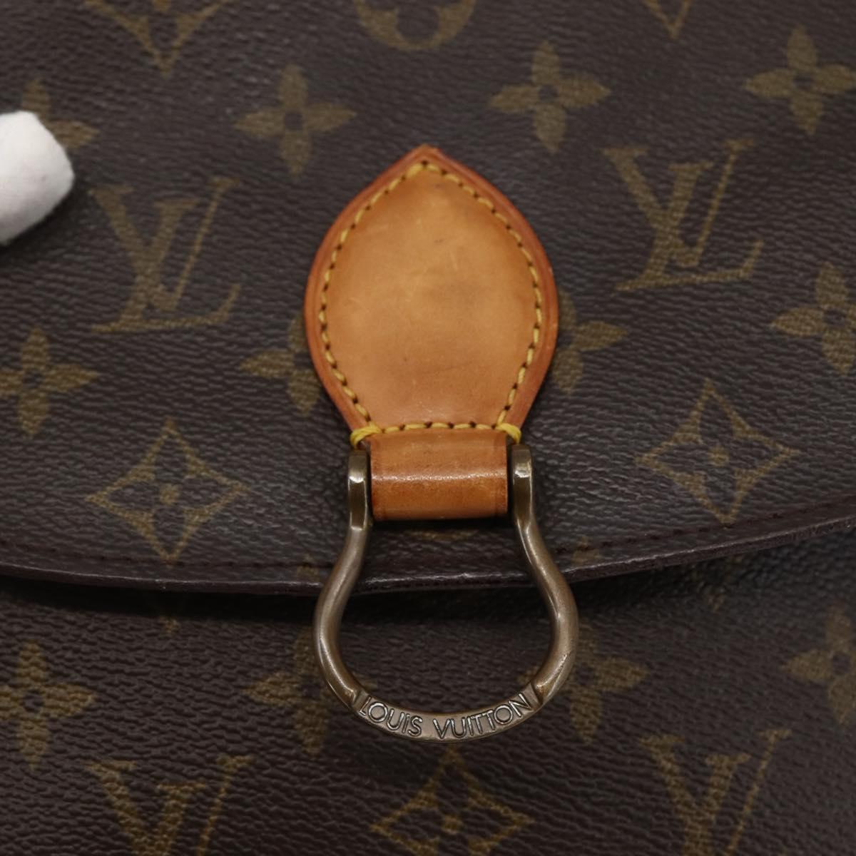 LOUIS VUITTON Monogram Saint Cloud MM Shoulder Bag M51243 LV Auth BA5623