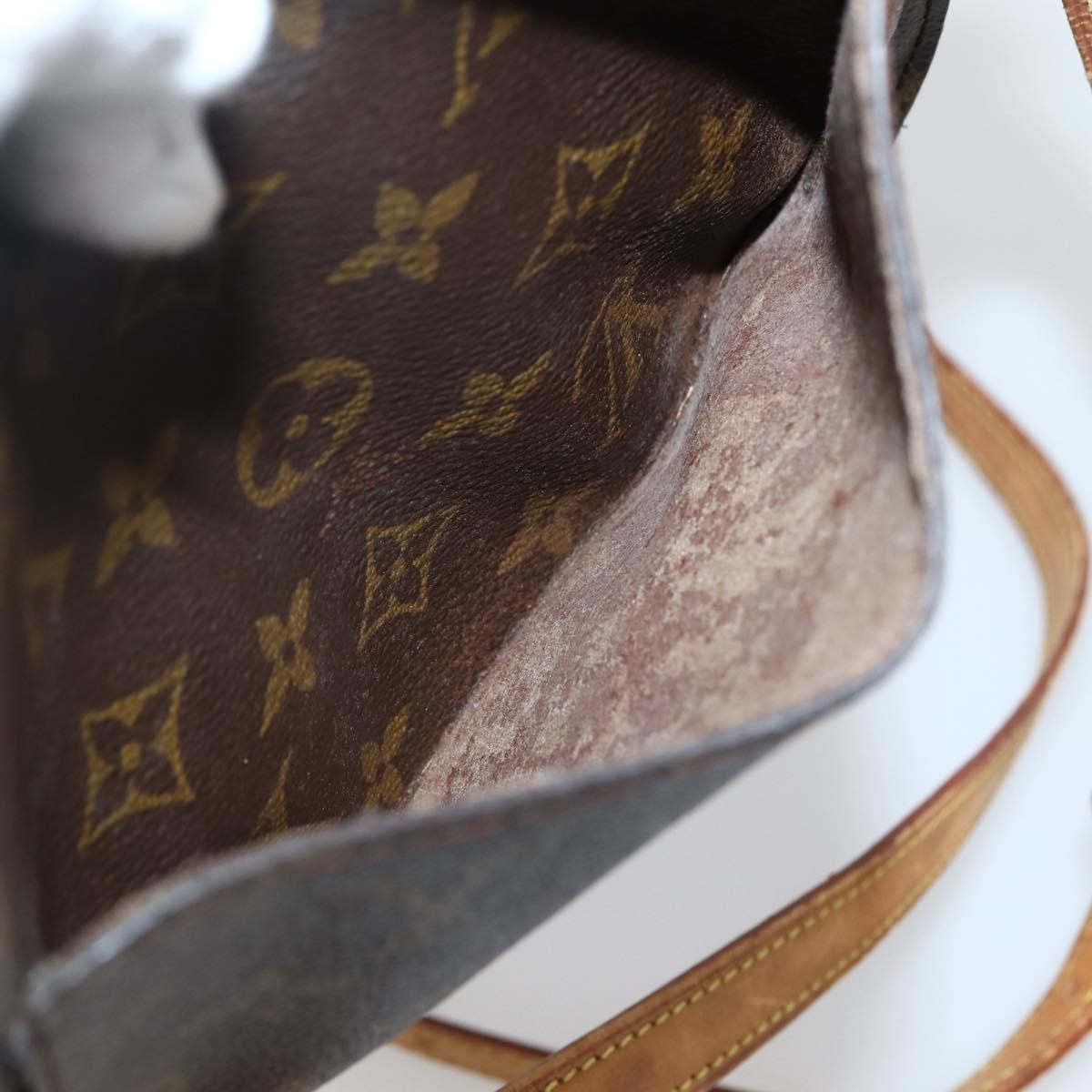 LOUIS VUITTON Monogram Saint Cloud MM Shoulder Bag M51243 LV Auth BA5623