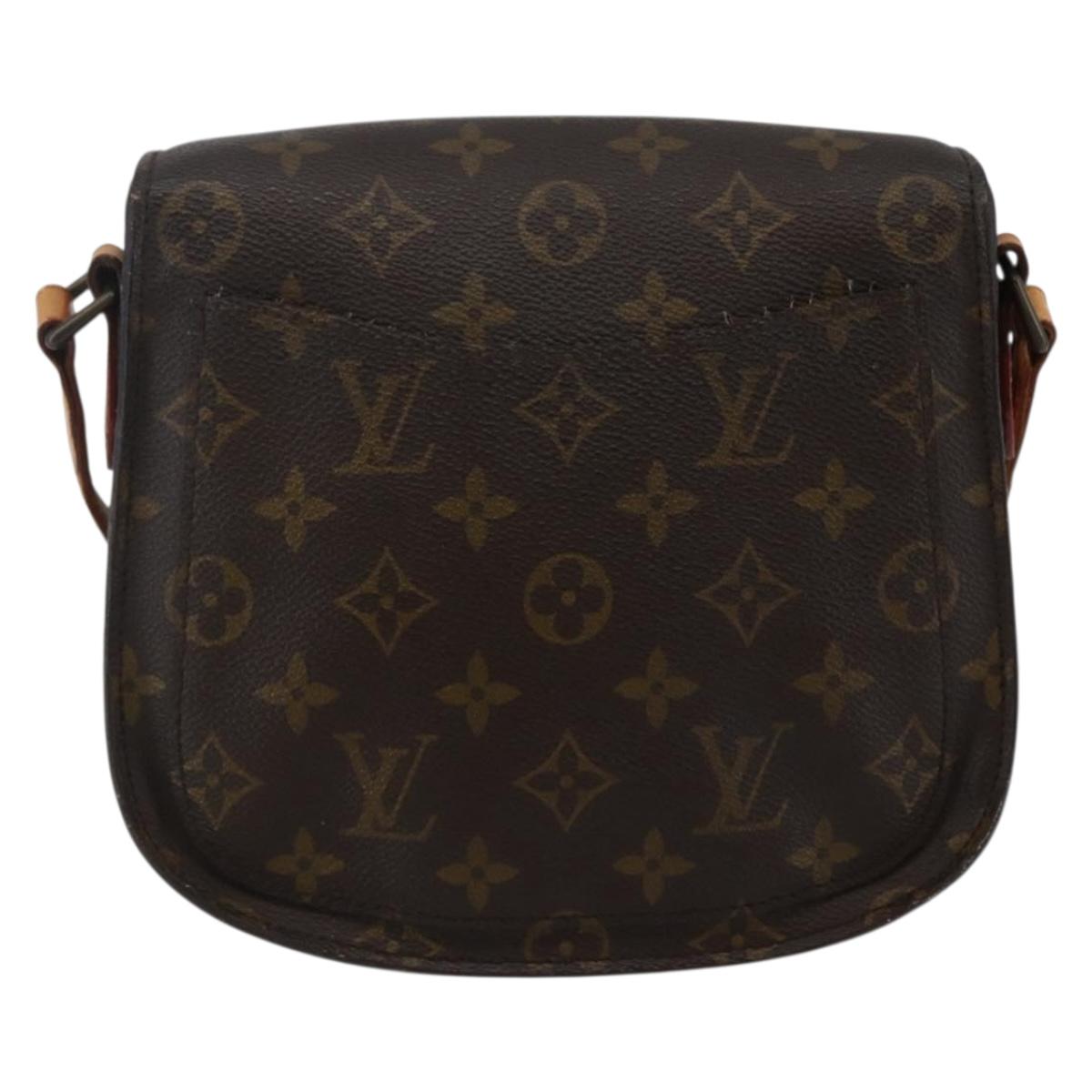 LOUIS VUITTON Monogram Saint Cloud MM Shoulder Bag M51243 LV Auth BA5623
