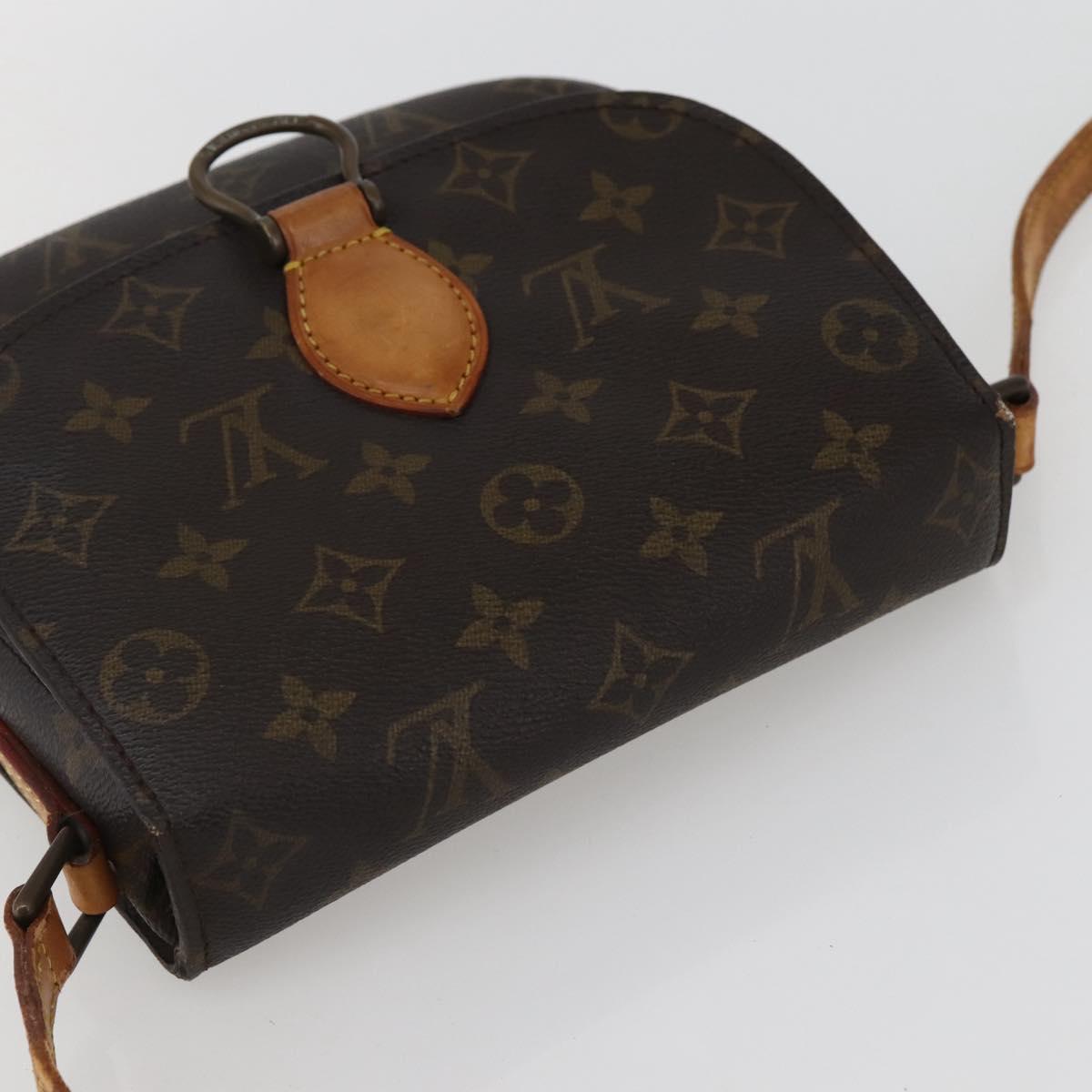 LOUIS VUITTON Monogram Saint Cloud MM Shoulder Bag M51243 LV Auth BA5623