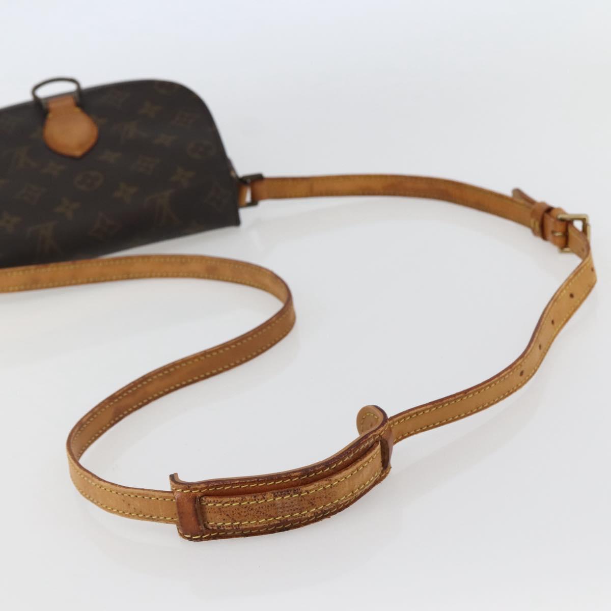 LOUIS VUITTON Monogram Saint Cloud MM Shoulder Bag M51243 LV Auth BA5623
