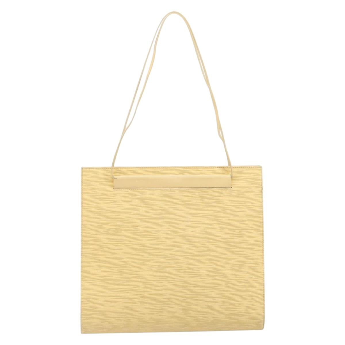 LOUIS VUITTON Epi Saint Tropez Shoulder Bag Cream M5246A LV Auth BA5624