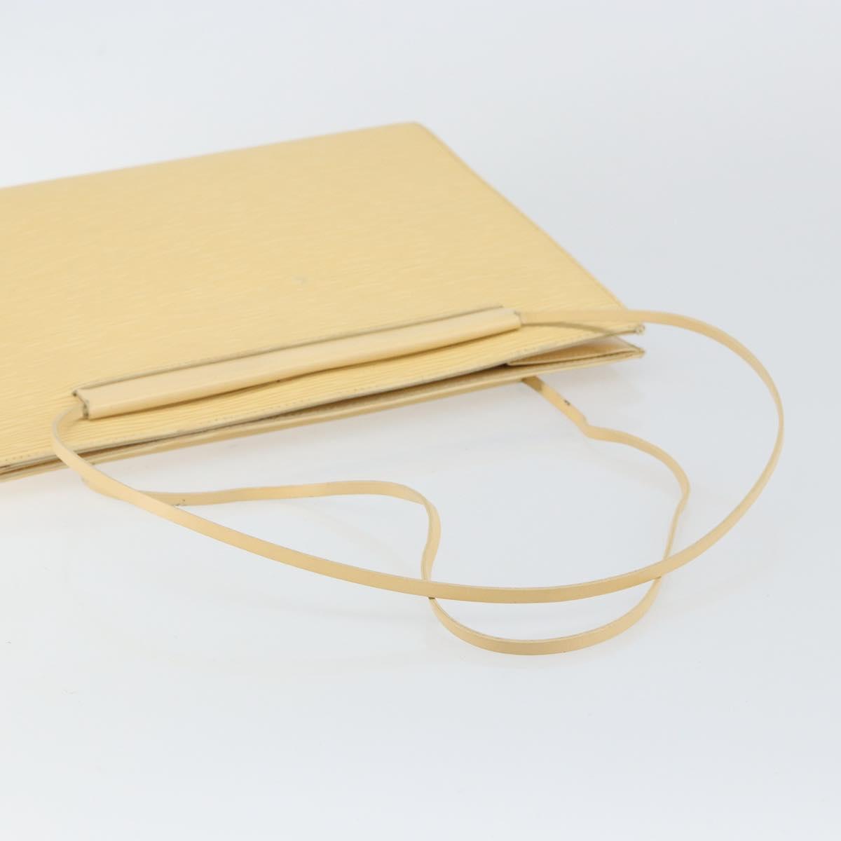 LOUIS VUITTON Epi Saint Tropez Shoulder Bag Cream M5246A LV Auth BA5624