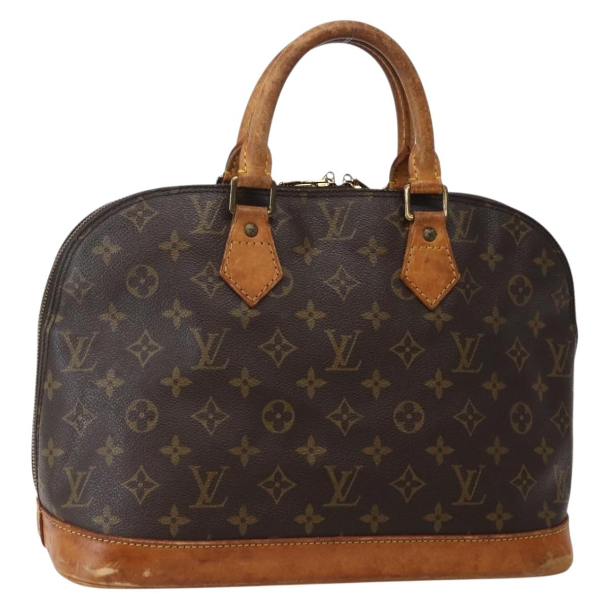 LOUIS VUITTON Monogram Alma Hand Bag M51130 LV Auth BA5641