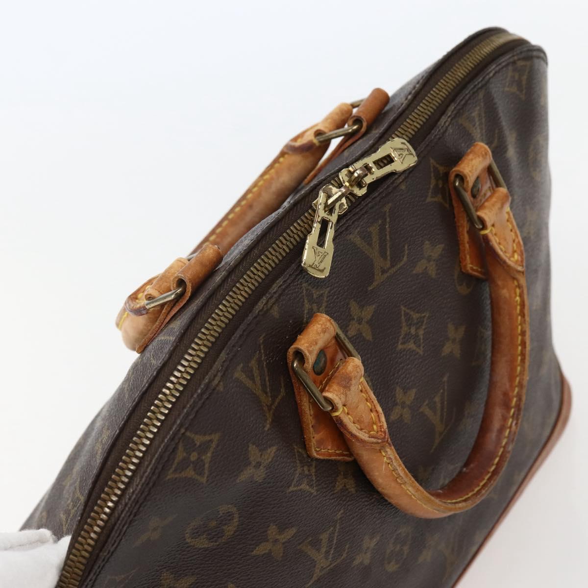 LOUIS VUITTON Monogram Alma Hand Bag M51130 LV Auth BA5641