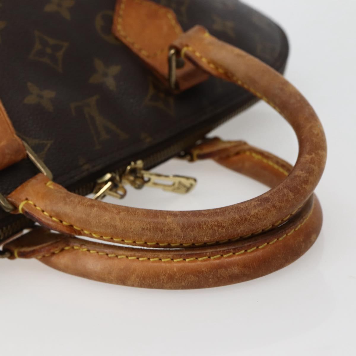 LOUIS VUITTON Monogram Alma Hand Bag M51130 LV Auth BA5641
