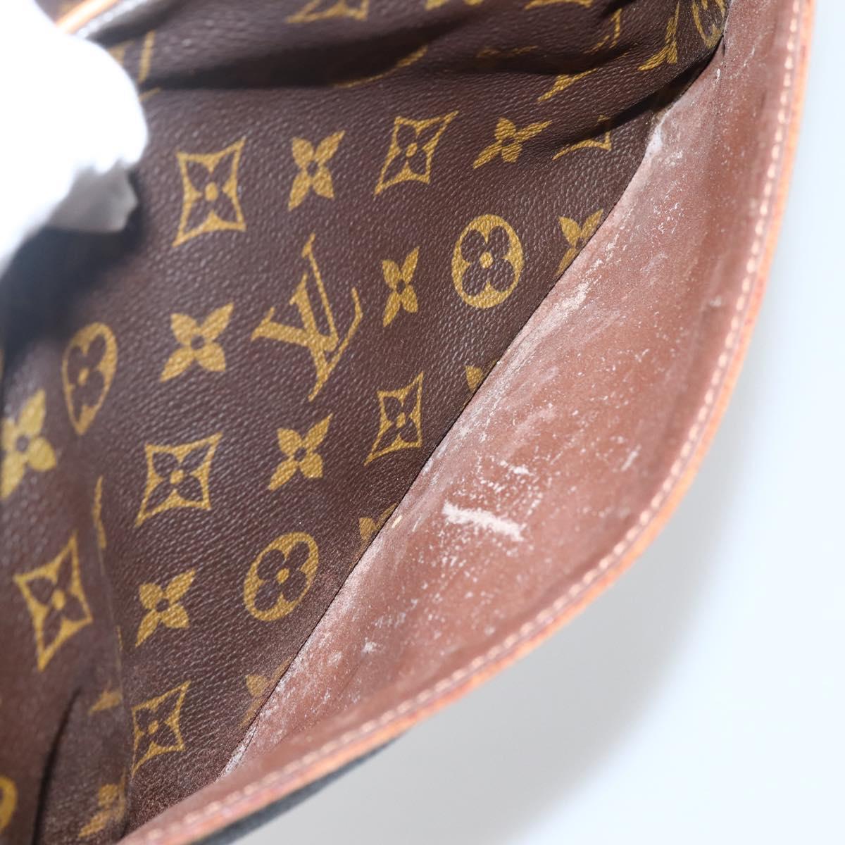 LOUIS VUITTON Monogram Compiegne 28 Clutch Bag M51845 LV Auth BA5642
