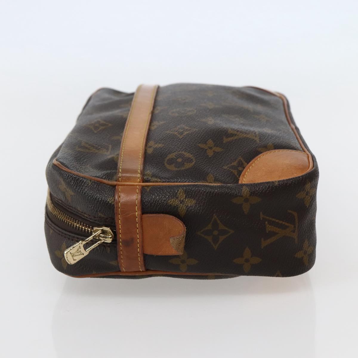 LOUIS VUITTON Monogram Compiegne 28 Clutch Bag M51845 LV Auth BA5642