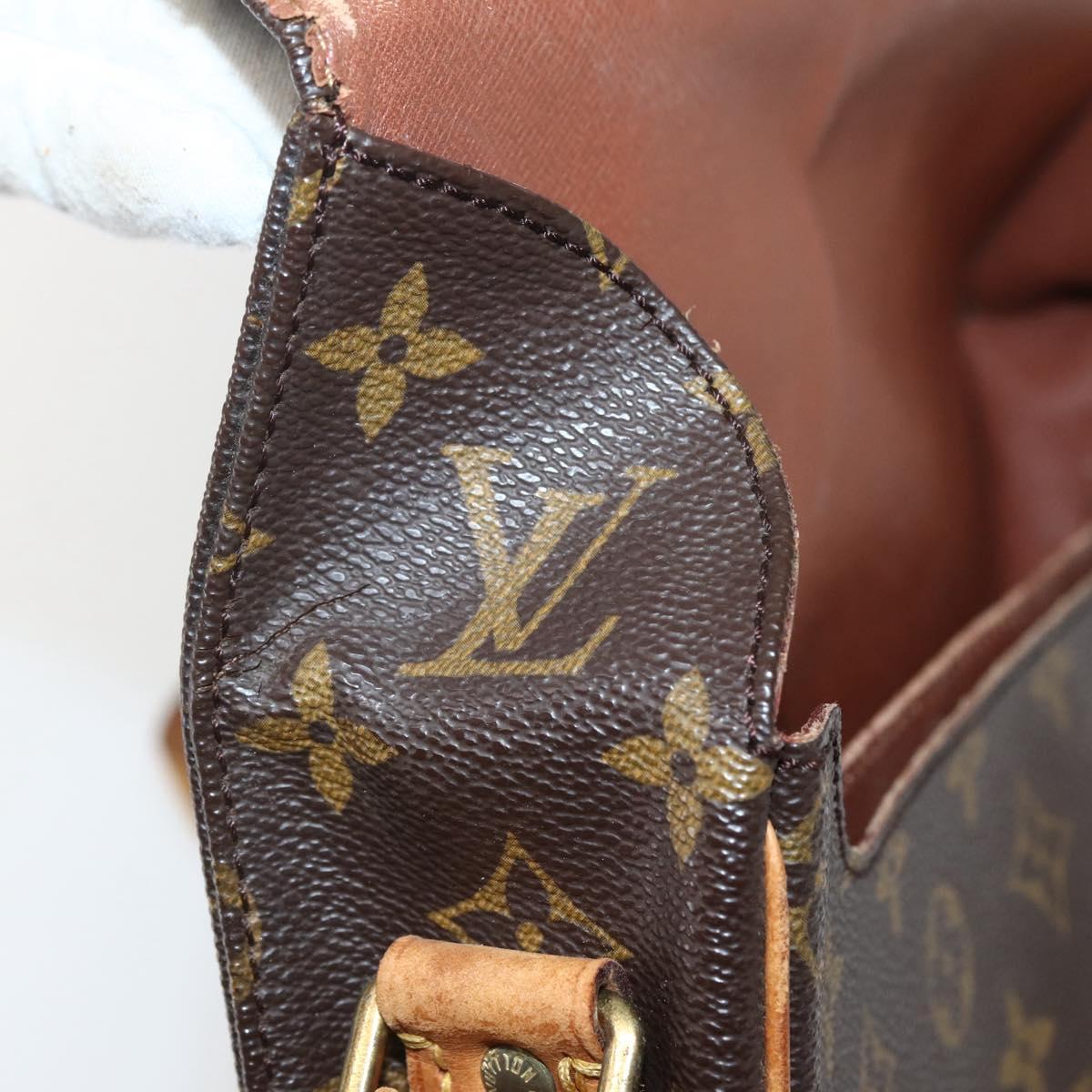 LOUIS VUITTON Monogram Cartouchiere GM Shoulder Bag M51252 LV Auth BA5644
