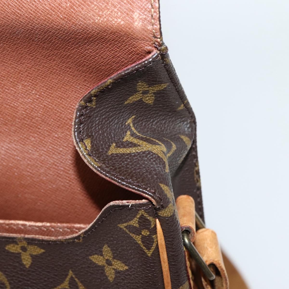 LOUIS VUITTON Monogram Cartouchiere GM Shoulder Bag M51252 LV Auth BA5644