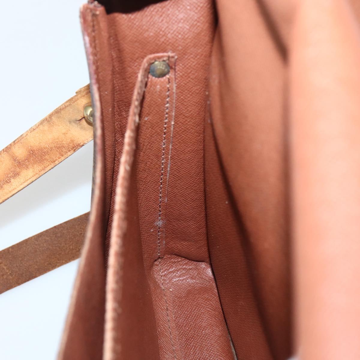 LOUIS VUITTON Monogram Cartouchiere GM Shoulder Bag M51252 LV Auth BA5644