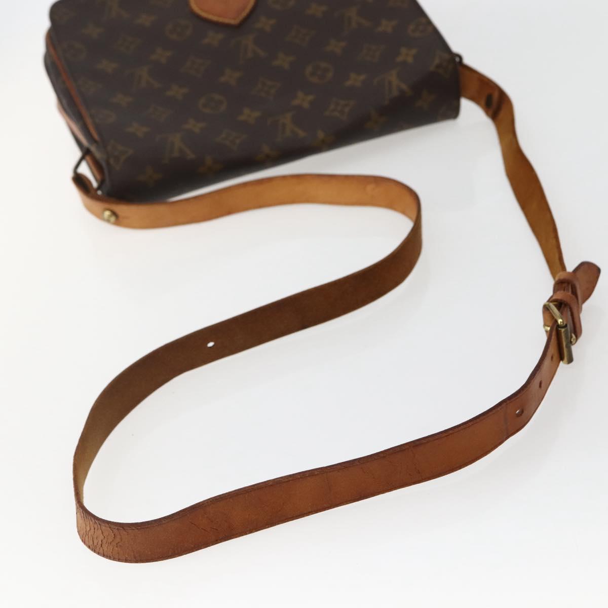 LOUIS VUITTON Monogram Cartouchiere GM Shoulder Bag M51252 LV Auth BA5644