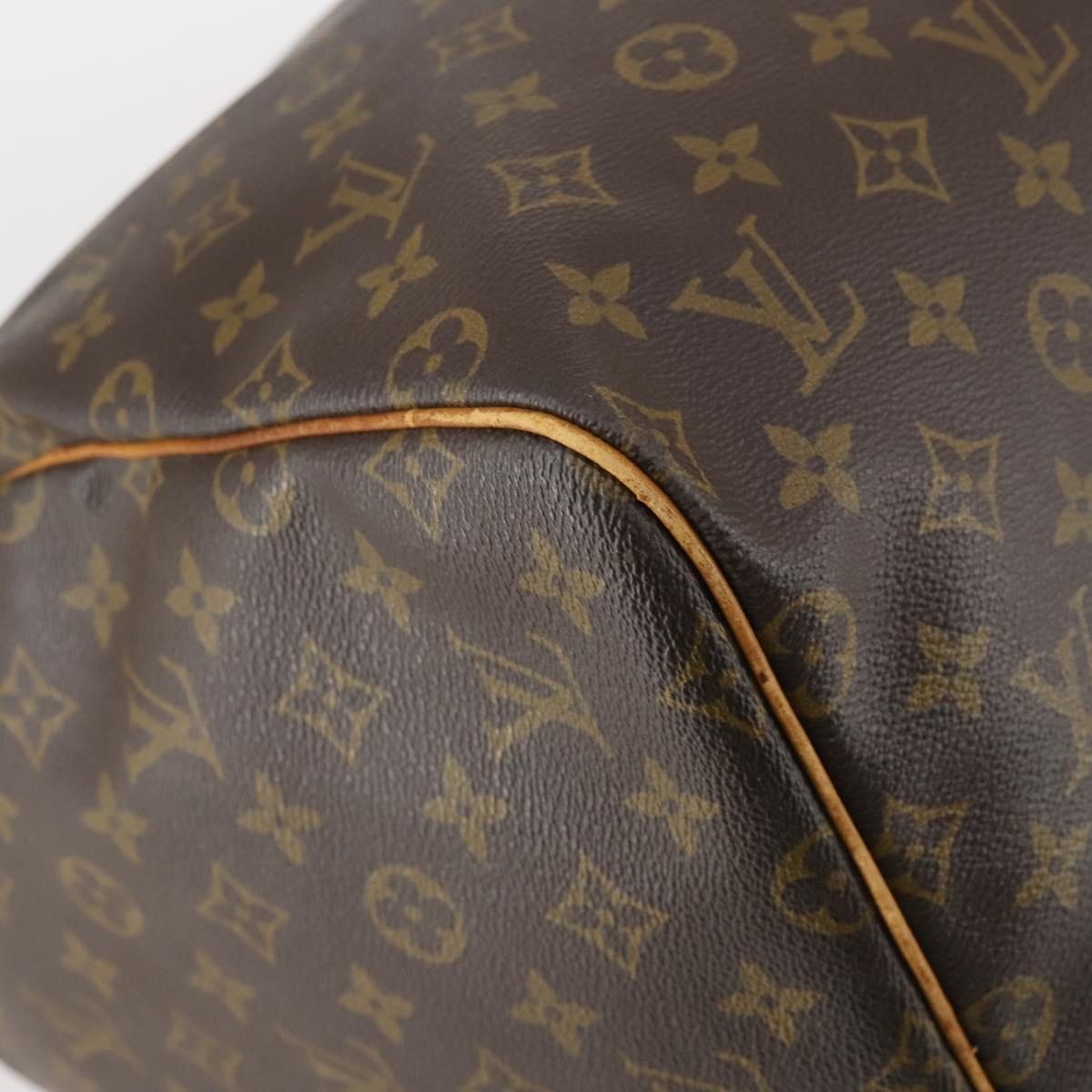 LOUIS VUITTON Monogram Keepall 55 Boston Bag M41424 LV Auth BA5651