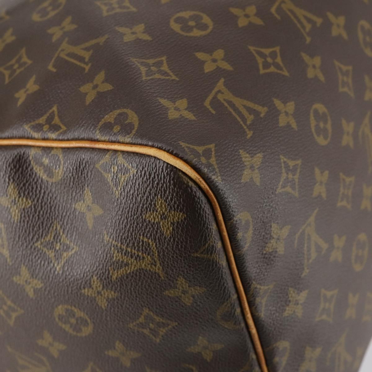 LOUIS VUITTON Monogram Keepall 55 Boston Bag M41424 LV Auth BA5651