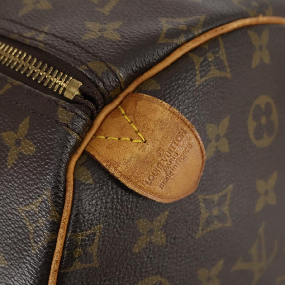 LOUIS VUITTON Monogram Keepall 55 Boston Bag M41424 LV Auth BA5651