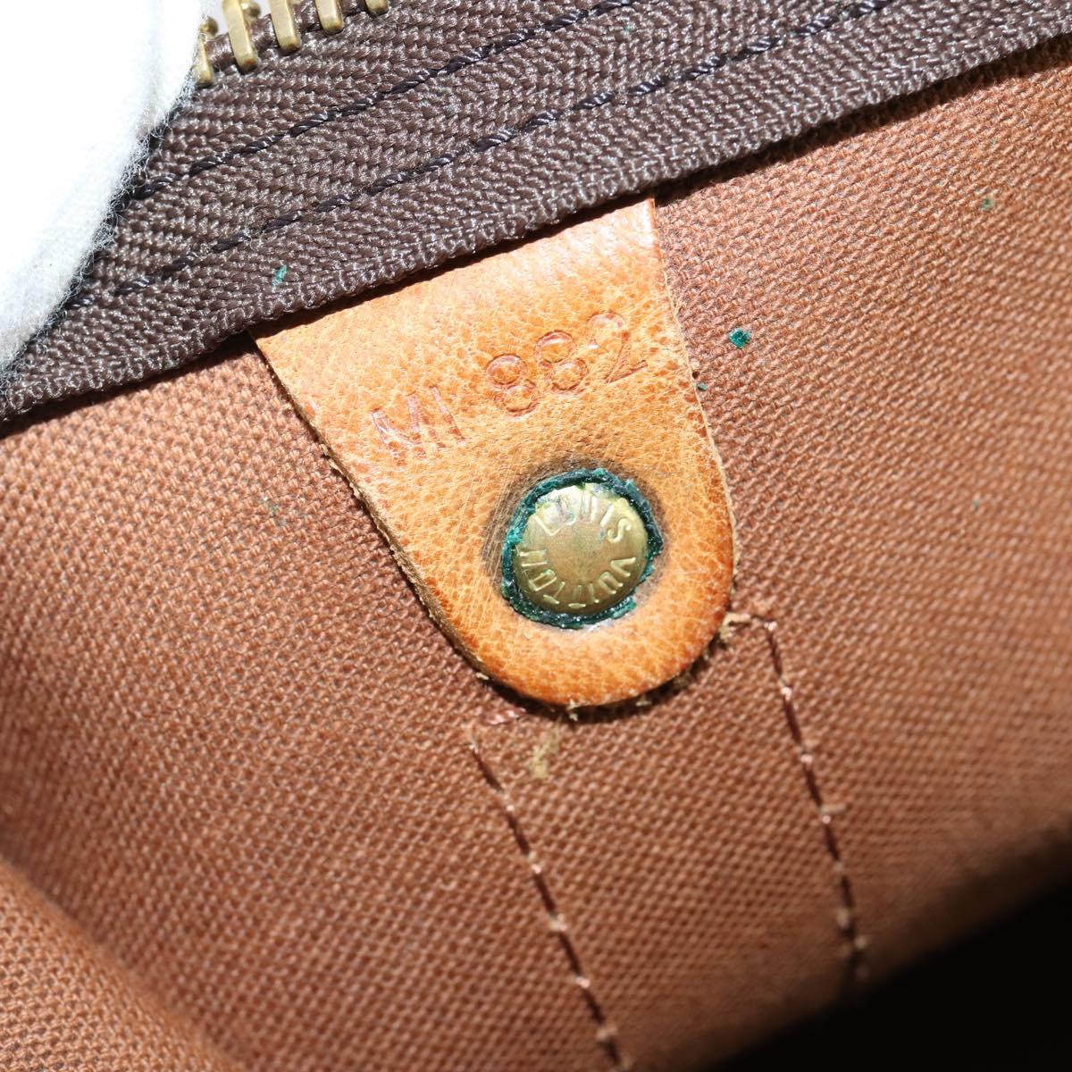 LOUIS VUITTON Monogram Keepall 55 Boston Bag M41424 LV Auth BA5651