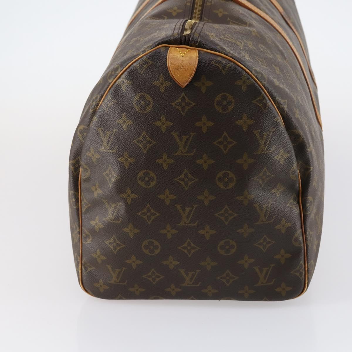 LOUIS VUITTON Monogram Keepall 55 Boston Bag M41424 LV Auth BA5651
