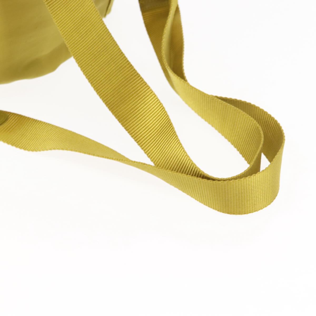 PRADA Backpack Nylon Green Silver Auth BA5656