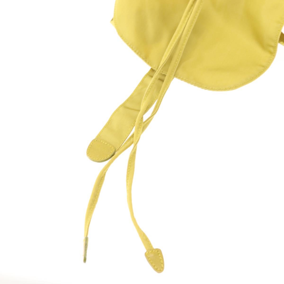 PRADA Backpack Nylon Green Silver Auth BA5656