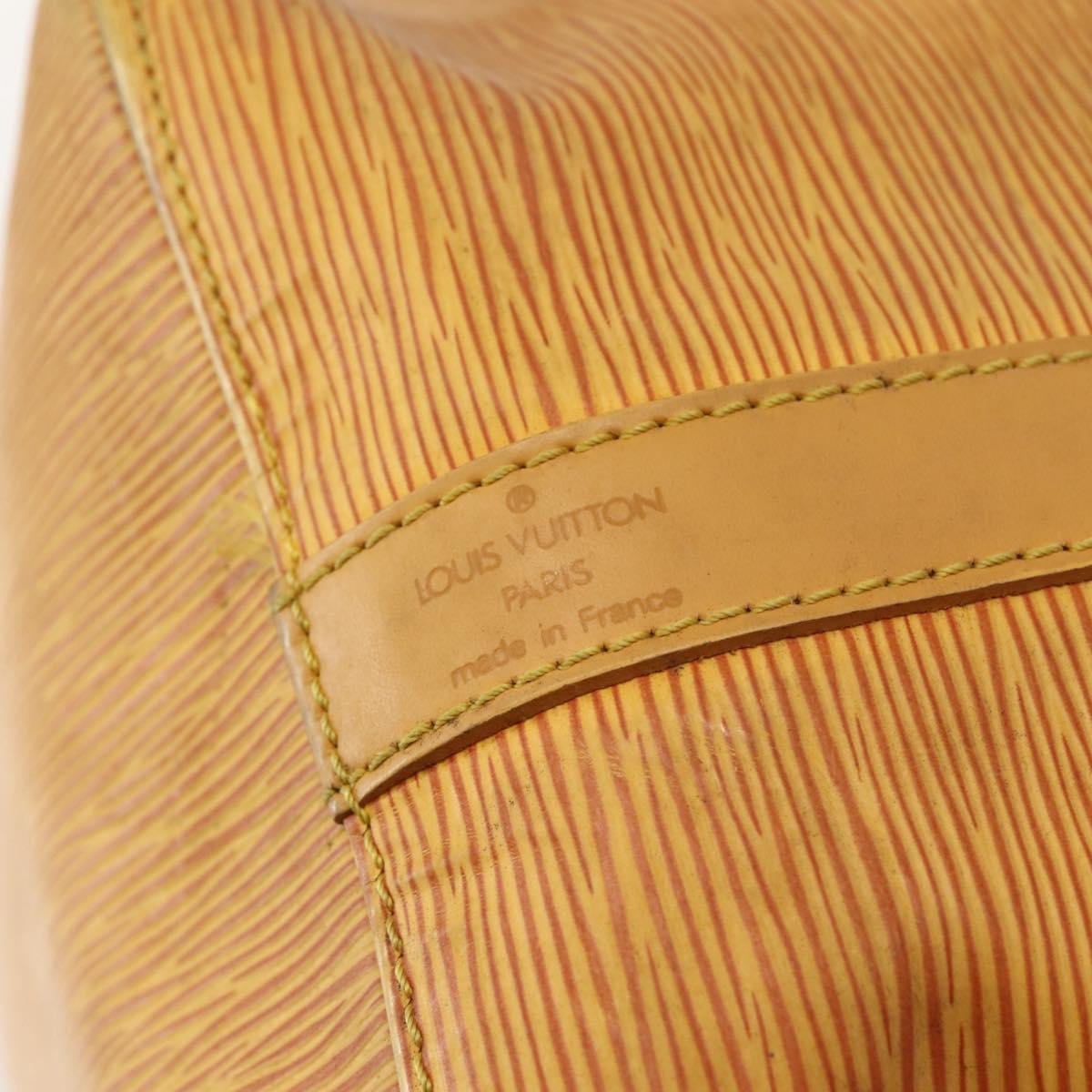 LOUIS VUITTON Epi Petit Noe Shoulder Bag Yellow M44109 LV Auth BA5660