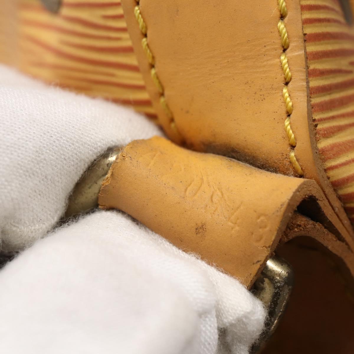 LOUIS VUITTON Epi Petit Noe Shoulder Bag Yellow M44109 LV Auth BA5660