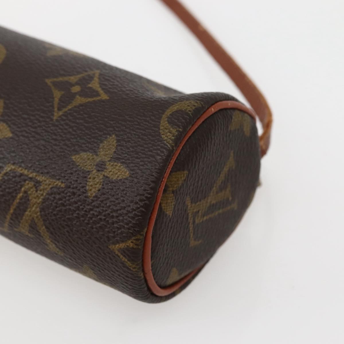 LOUIS VUITTON Monogram Papillon Pouch LV Auth BA5663