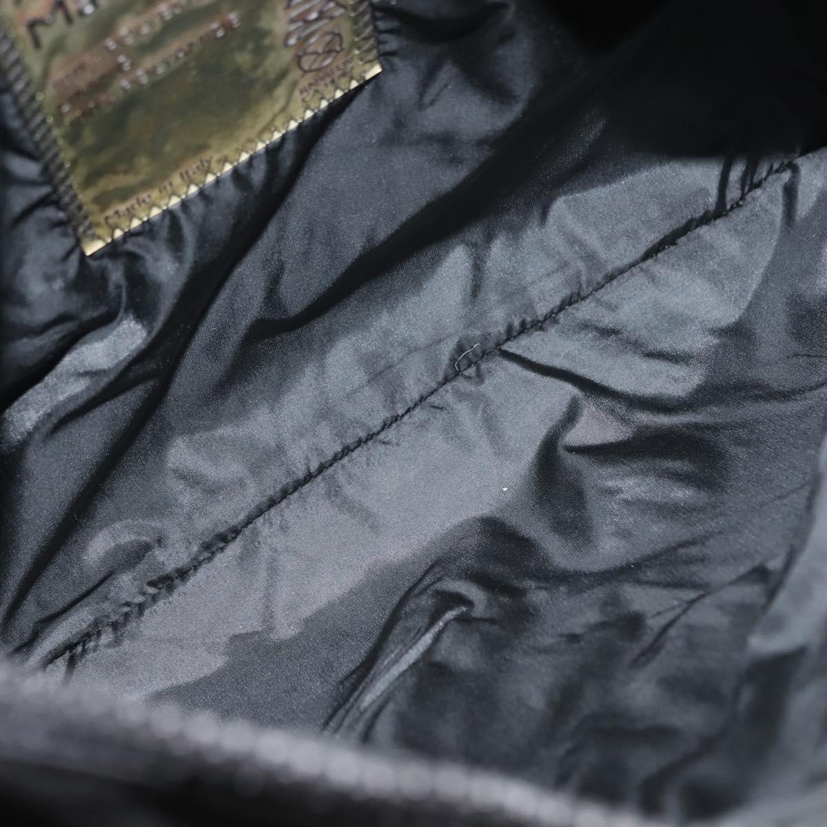 PRADA Sports Shoulder Bag Nylon Black Silver Auth BA5671