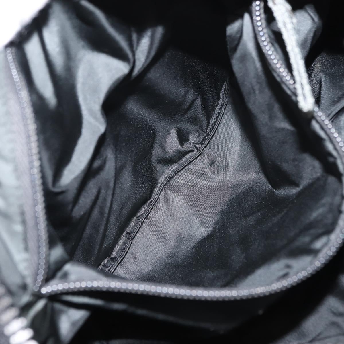 PRADA Sports Shoulder Bag Nylon Black Silver Auth BA5671