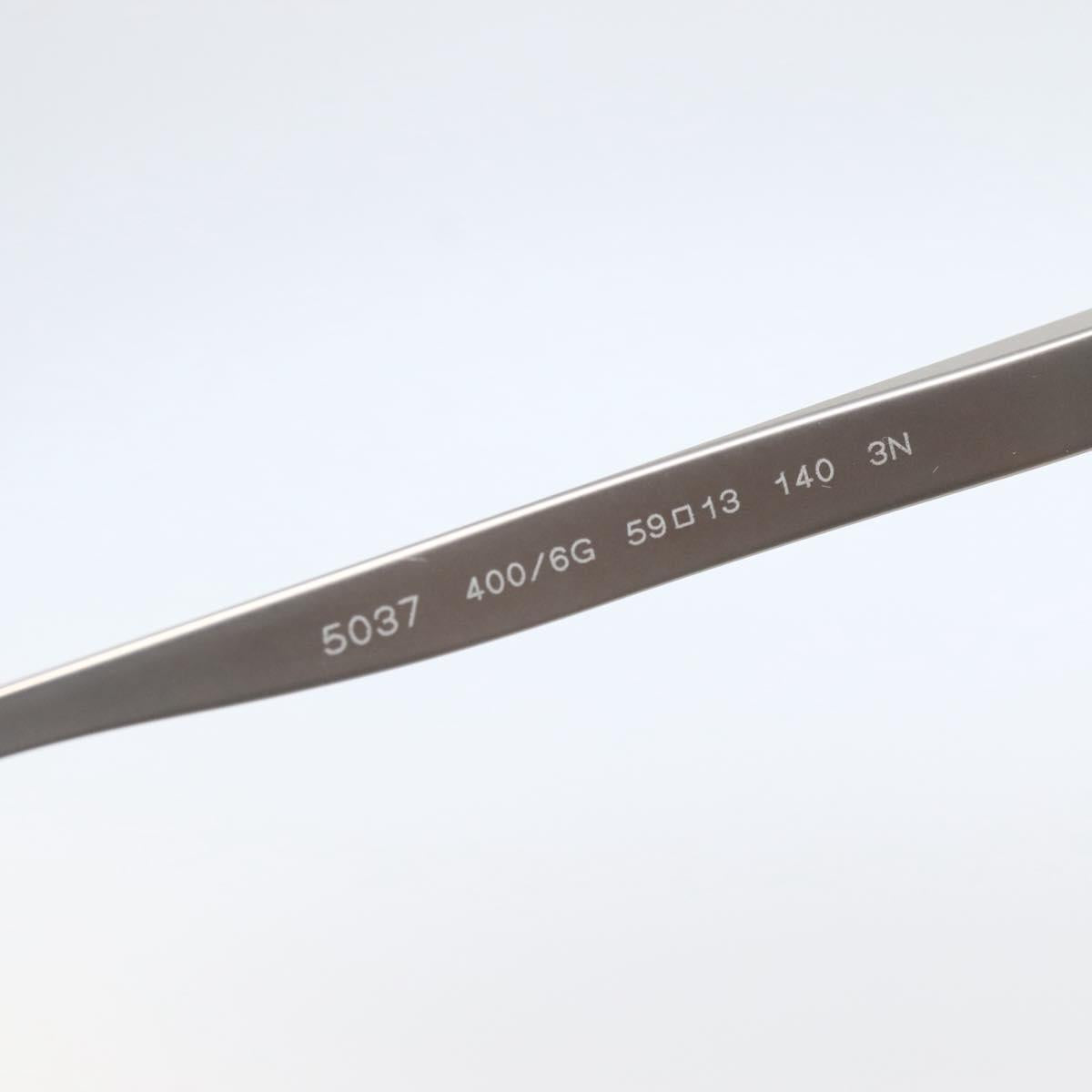 BVLGARI Sunglasses Plastic Gray Silver Auth BA5675