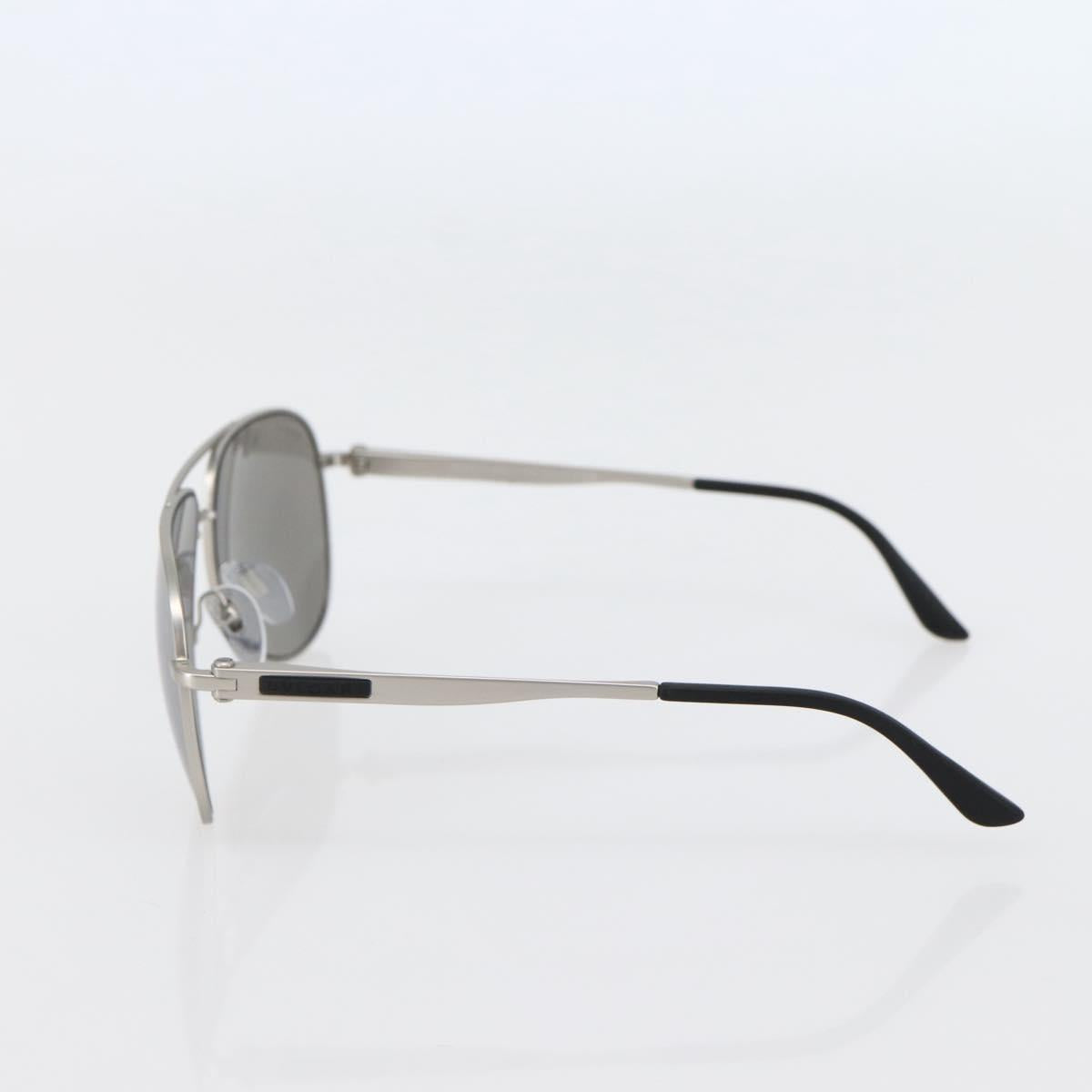 BVLGARI Sunglasses Plastic Gray Silver Auth BA5675