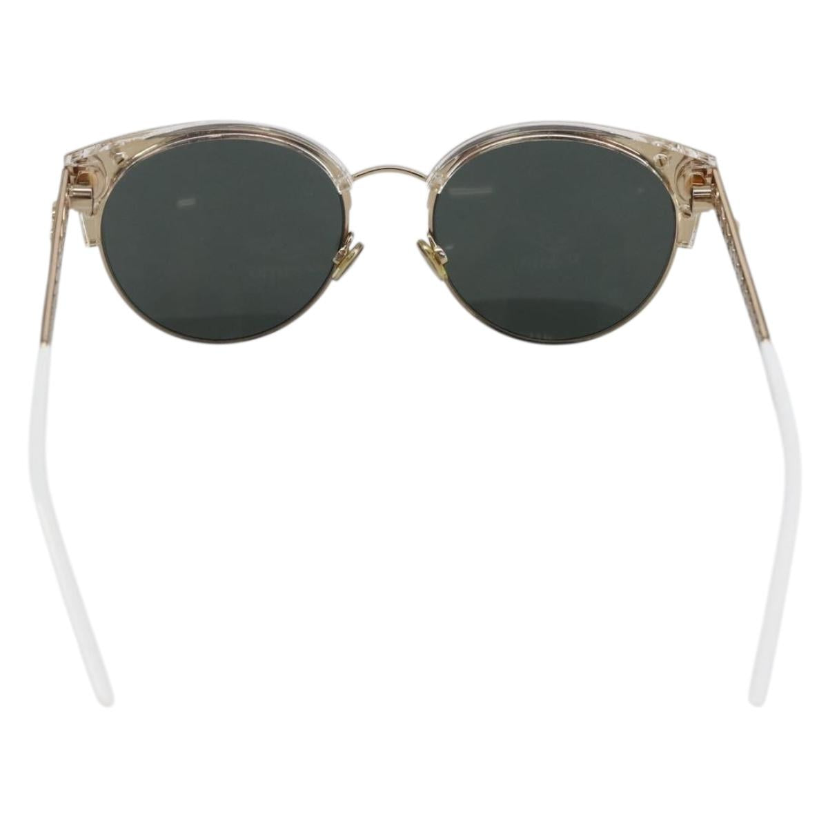 Christian Dior Sunglasses Plastic Gold J5GDC Auth BA5676