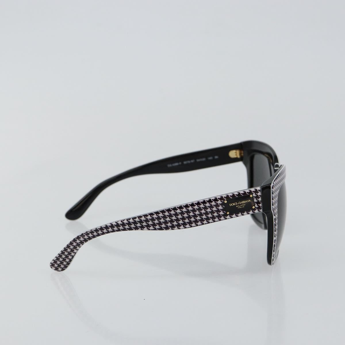 DOLCE&GABBANA Sunglasses Plastic Black Auth BA5680