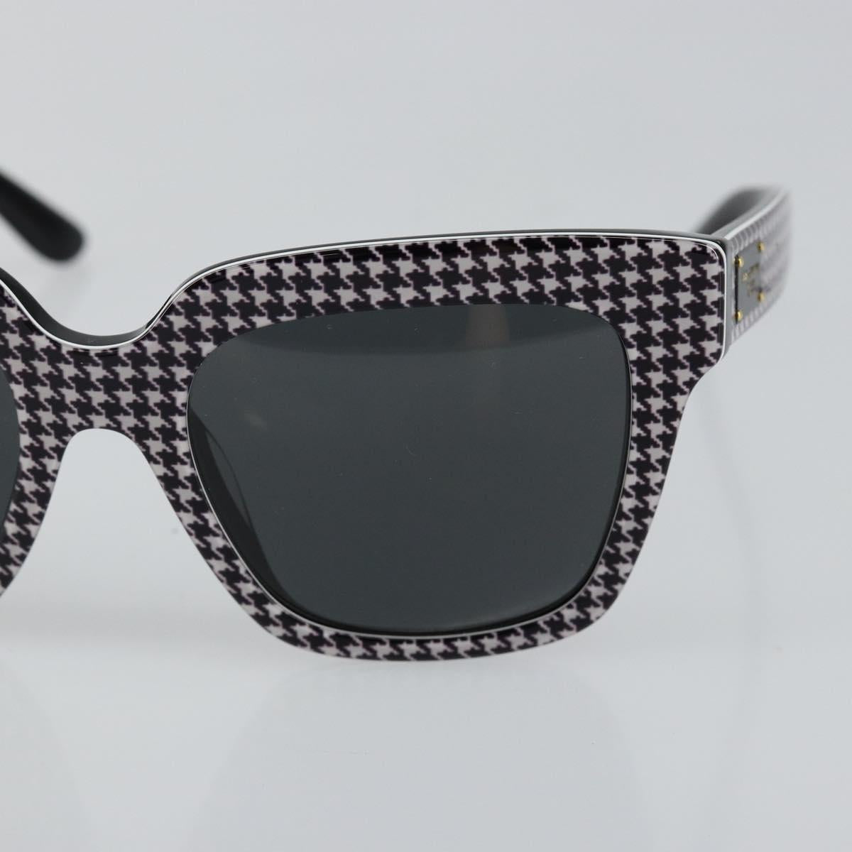 DOLCE&GABBANA Sunglasses Plastic Black Auth BA5680