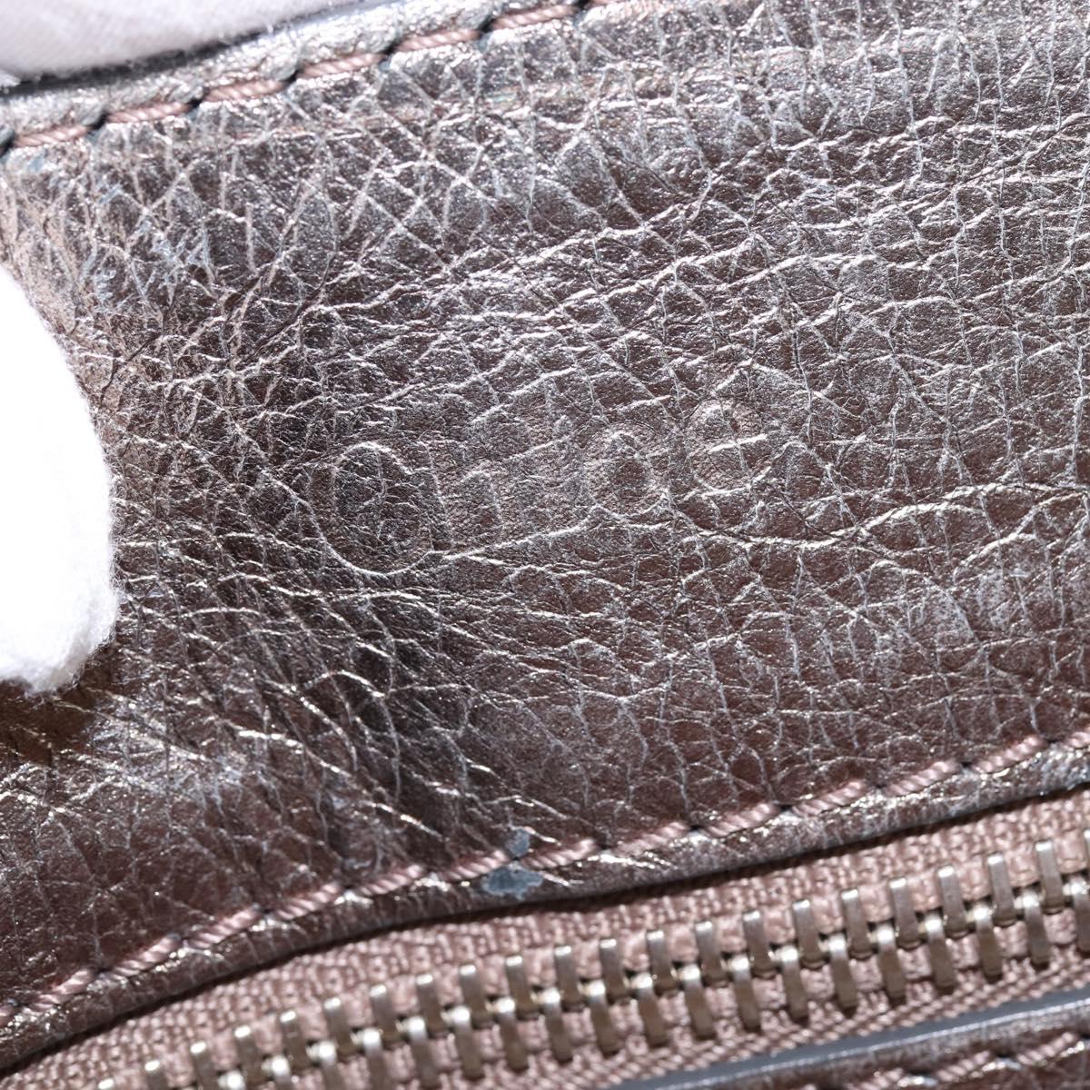 Chloe Shoulder Bag Denim Blue Auth BA5698