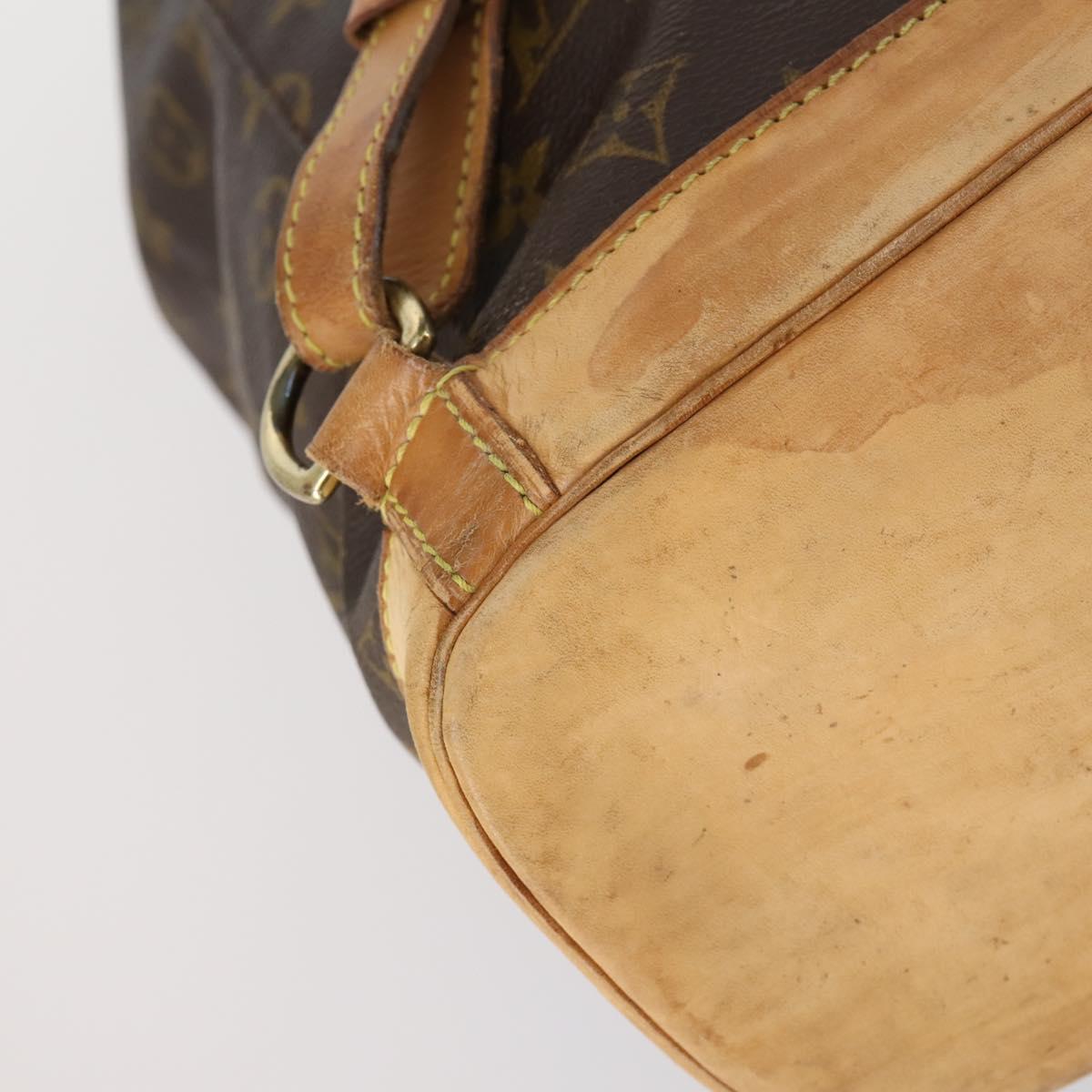 LOUIS VUITTON Monogram Montsouris GM Backpack M51135 LV Auth BA5703